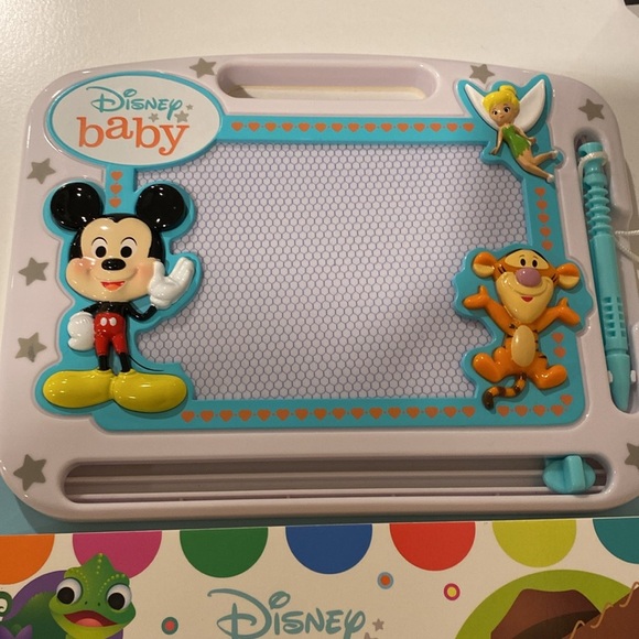 Disney Baby Drawing Book Toy Reusable Stencil Book With Magnetic Pen and Board - Picture 4 of 10